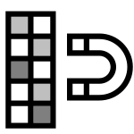 Snap To Pixel SVG Icon